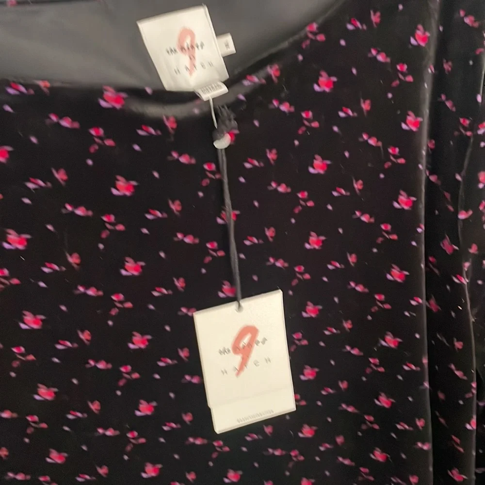 the nines by hatch floral dress velvet swing floral dress XL - Picture 6 of 7